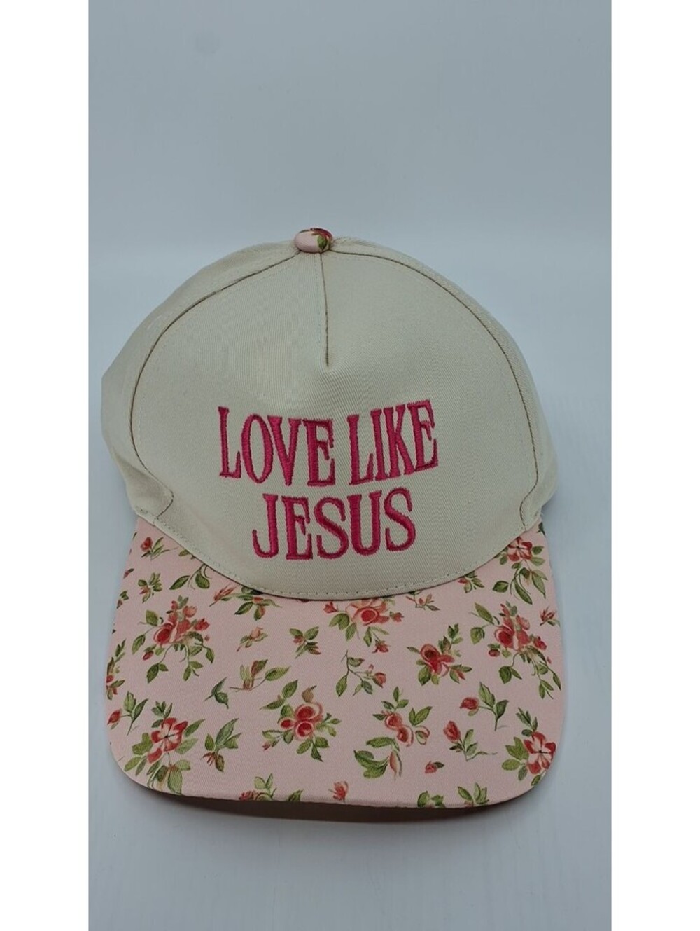 Floral Love Like Jesus Hat